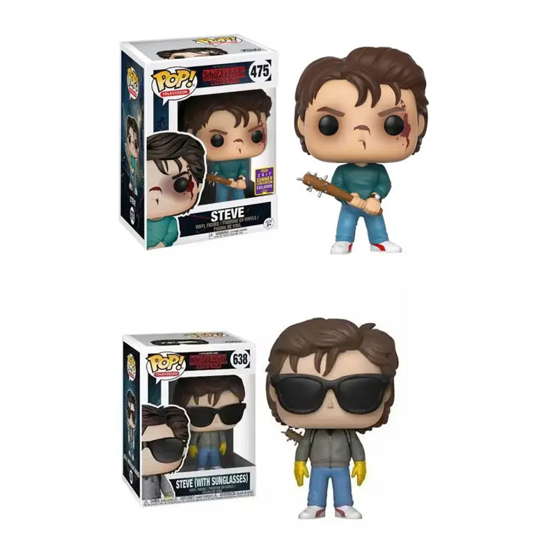 Фигурка Funko Pop Стив в солнцезащитных очках # 638 Стив 475 #   Виниловая фигурка 10 см, коллекционная кукла из ПВХ, игрушка для детей на день рождения