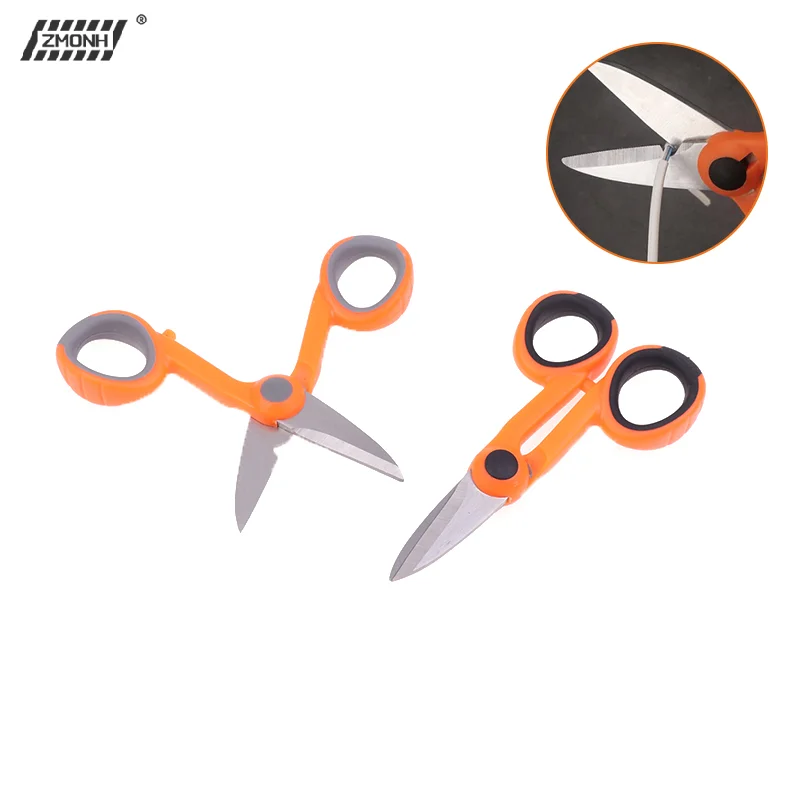 

[H]Fiber Optic Kevlar Cutter Scissors Kevlar Aramid Fiber Sharp Scissors Jumper Wire Pigtail Tools Electrician Tools