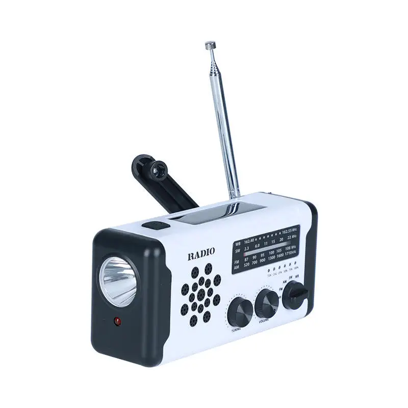 

Multi-function Power Station Pocket Radio Am/fm/noaa/sw Emergency Solar Hand Crank Weather Radios