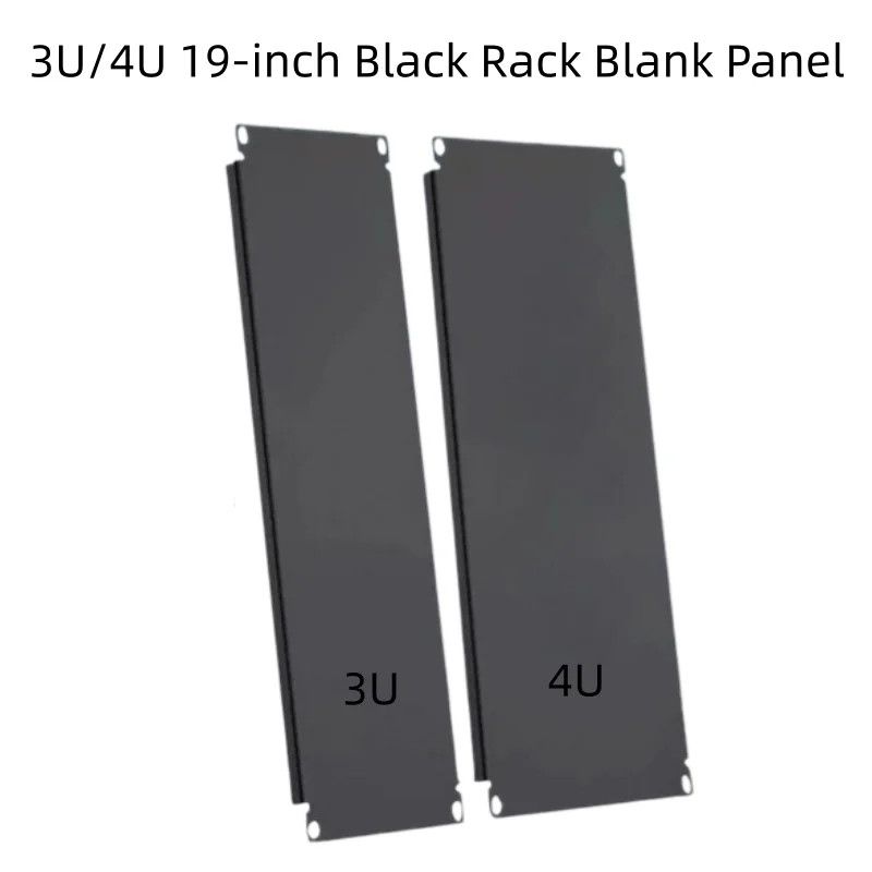 3U/4U Cabinet Blind Panels 19inch Standard Rack Baffles 1.2mm Thickened Sheet Metal Server Cabinet Filler Blind Panels