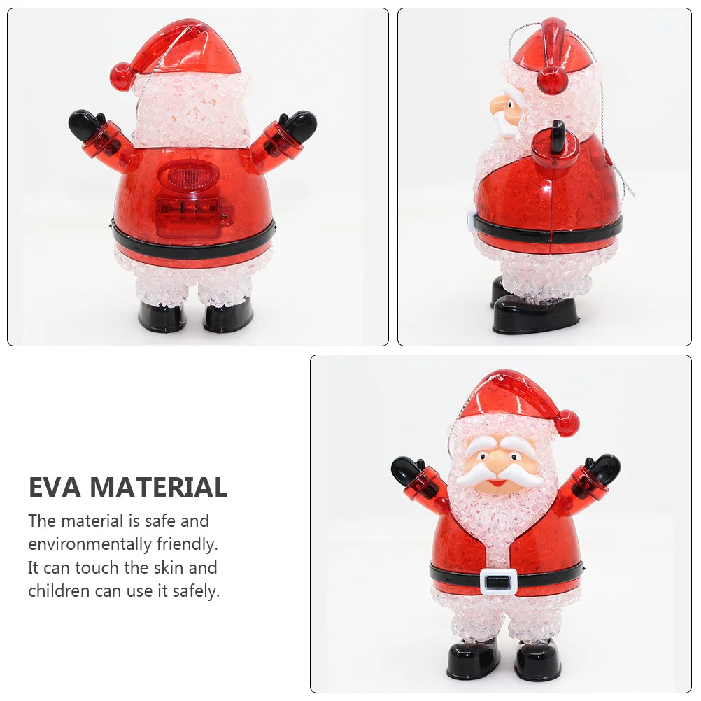 1 قطعة عيد الميلاد LED ضوء الليل سانتا كلوز إيفا المواد ضوء ملون تعمل عطلة الديكور مصباح الليل #5