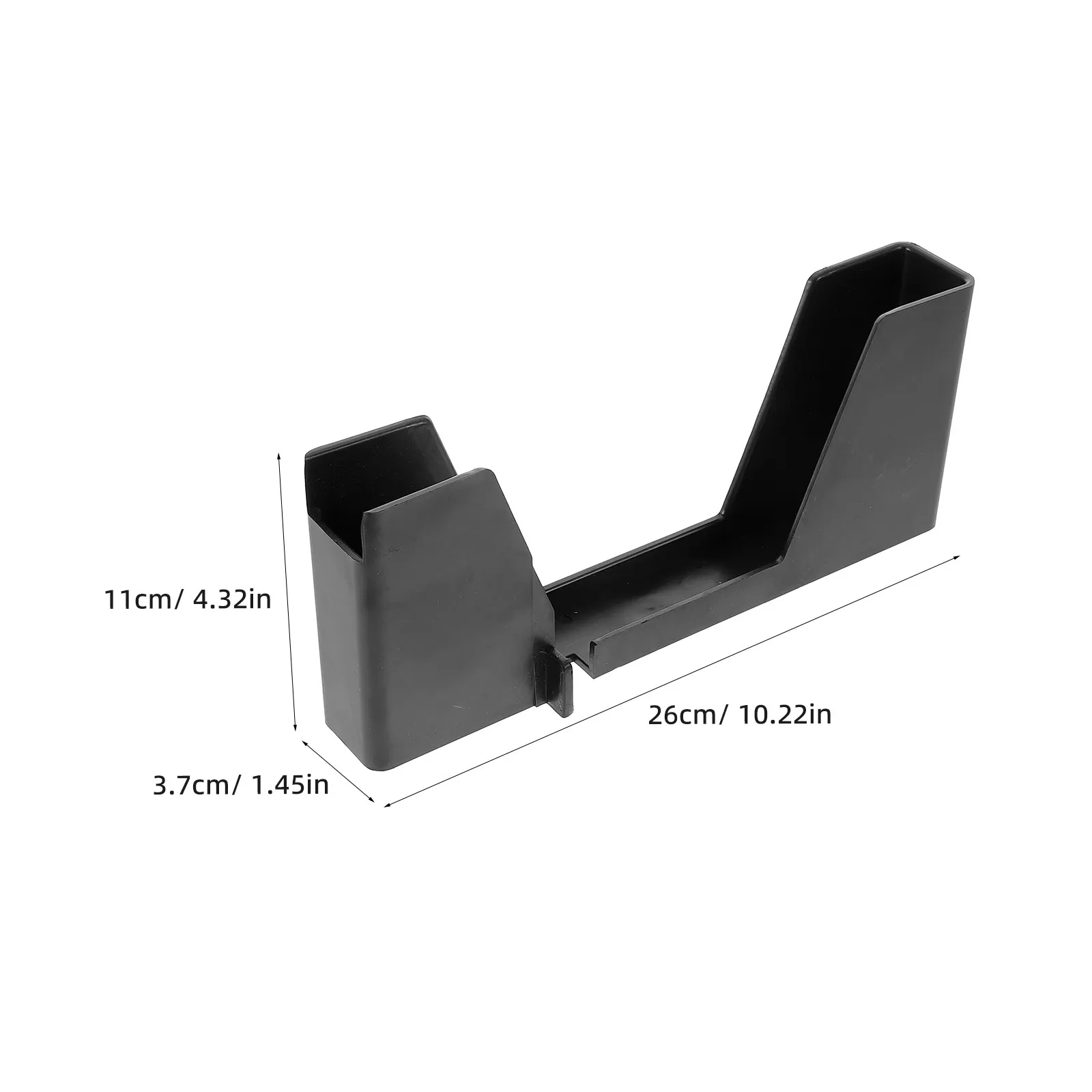 Black Ticket Storage Box for Game Machines Raffle Tickets Lottery Tokens Carnival Event Food Tickets Stamp Dispenser Roll Holder