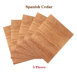 Premium Spanish Cedar Paper Veneer for Cigar Humidor Box Cigar Case Natural Cedar Wood Chips Cigar Accessories 5Pcs/Lots