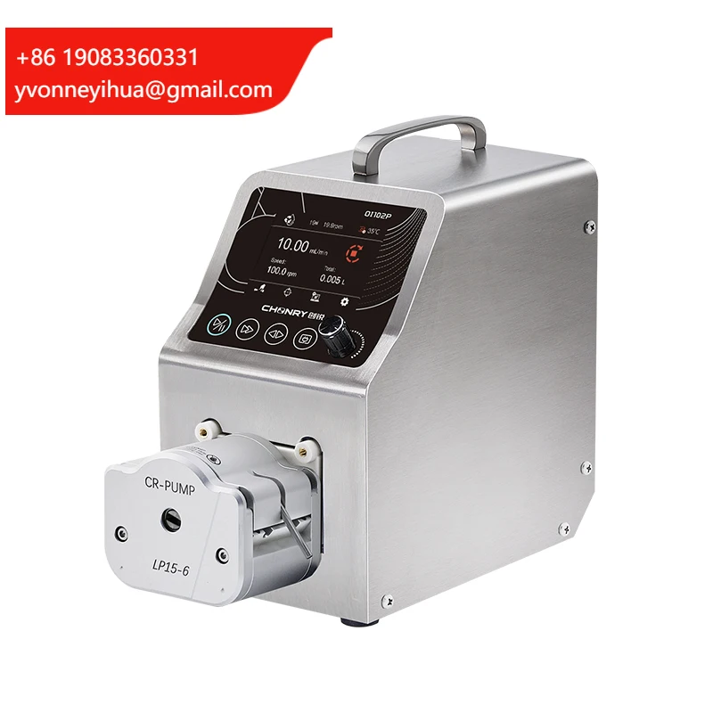 

CHONRY 0I102P Lab Intelligent Peristalt Pump Liquid Transfer Filling Machine Nailpolish Speed Adjustable For Sale