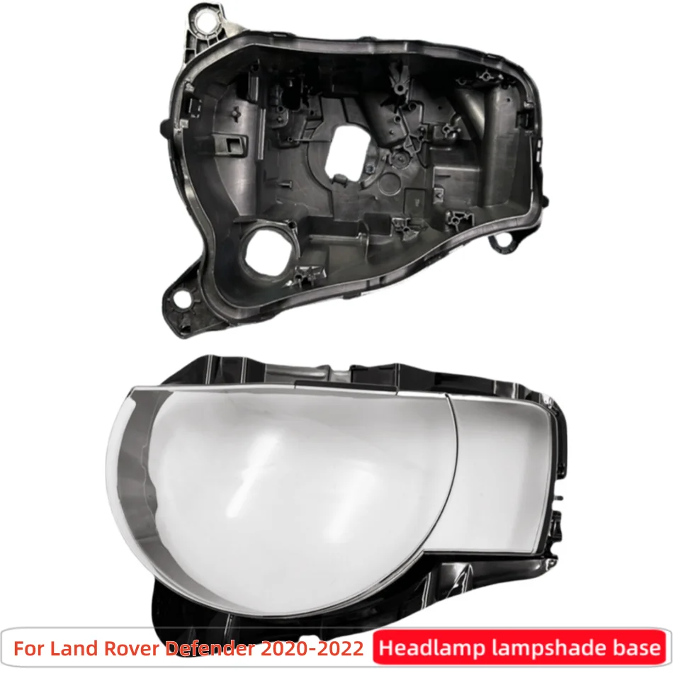 For Land Rover Defender 2020 2021 2022 Vehicle Accessories Car Base Head Lamp Shell Headlamp House box Glass Lamp Shell