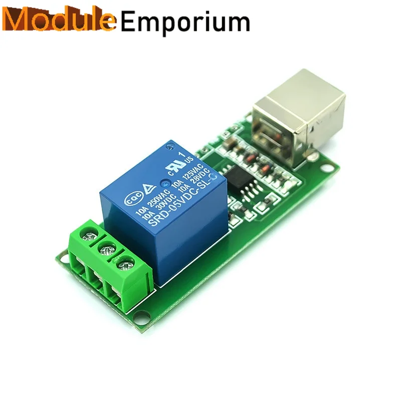 1/2 Way 5V Relay Module Drive-free Usb Control Switch Computer Control Switch PC Intelligent Control Board Module