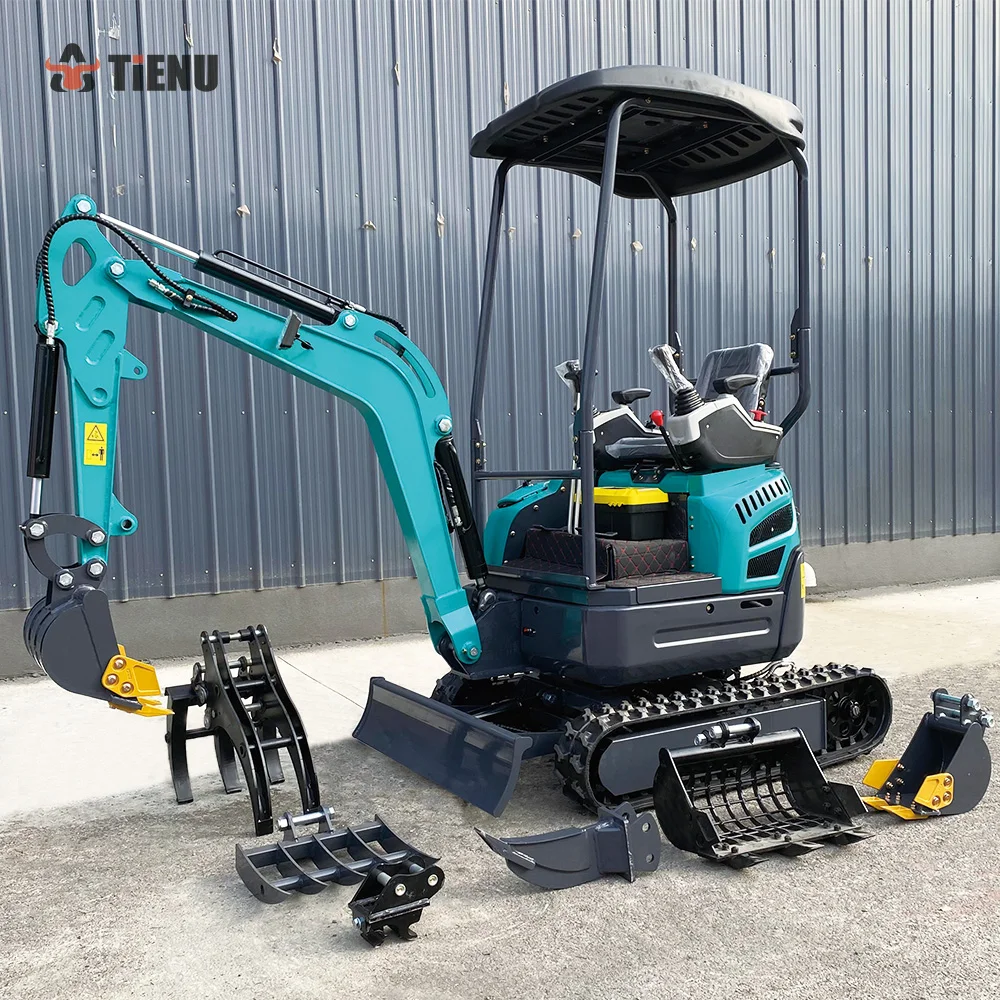 Customize Mini Excavator Kubota Engine EURO 5 Diesel Engine Crawler Excavator Zero Tail Swing Compact Excavator with Cab