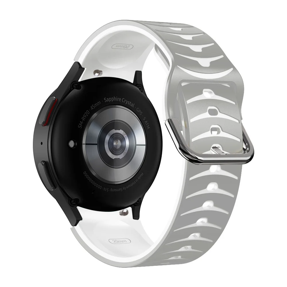 حزام سيليكون لساعة سامسونج 5/برو/4 44 42 سوار ساعة ذكية ساعة مجرة رياضية 7 6 5 4