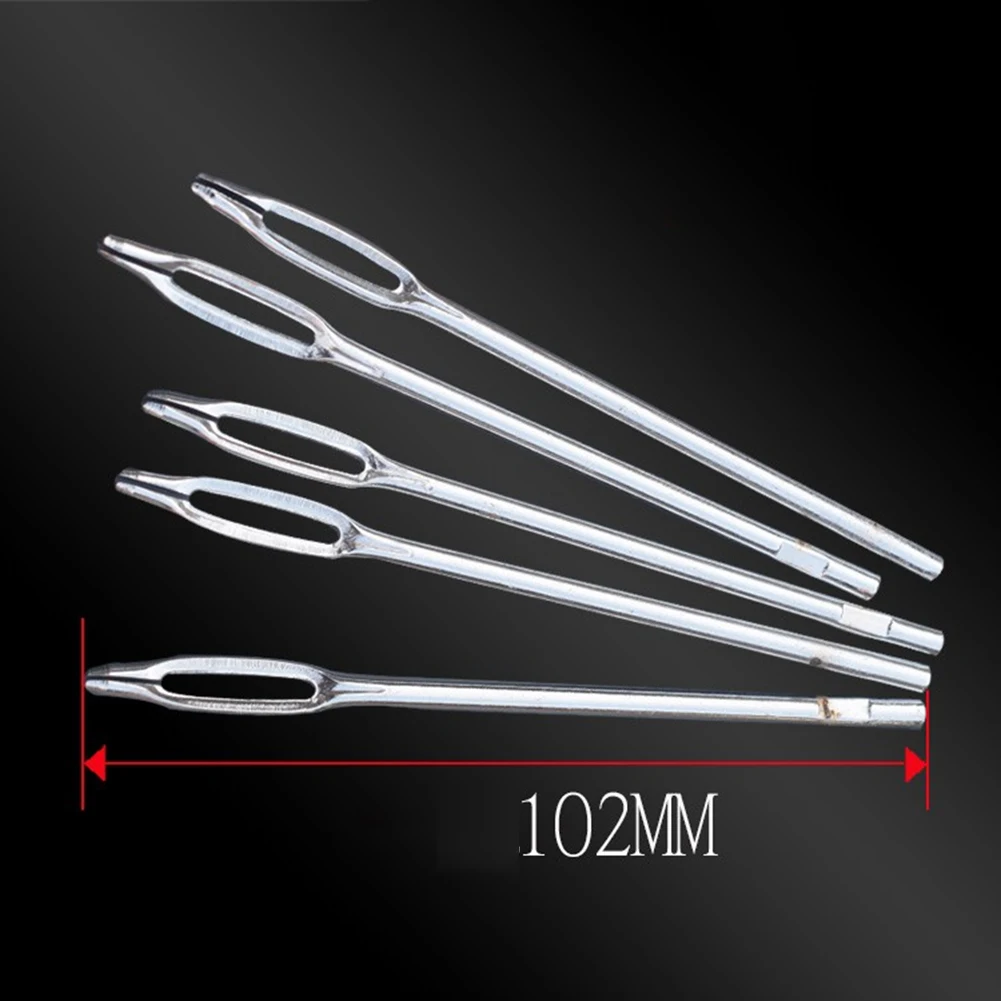 5Pcs New Epairing  Cracked  Cars Replacement Split Eye Needle For T-Handle  Tire Plug Tire Repair Tool Replacing  Manual Tools