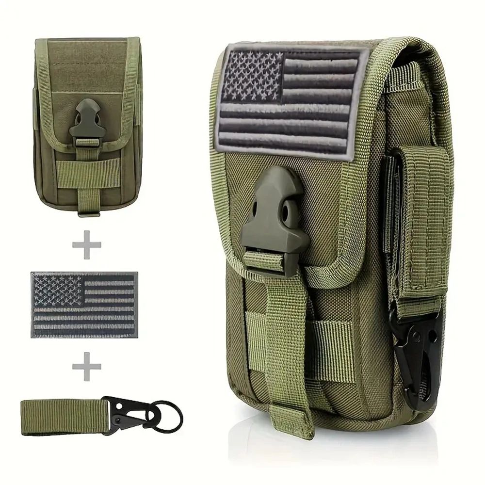 Taktische Handytasche Molle, Smartphone-Holster-Tasche EDC Utility Handy-Kartenhalter Organizer Passend für Gürteltasche – Detail 8