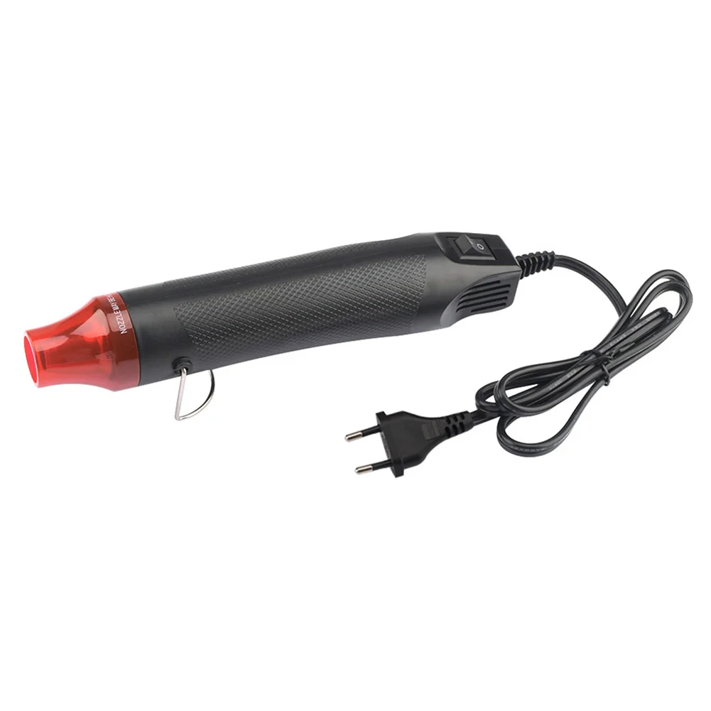 Imagem -05 - Mini Heat Gun 300w Alta Potência Cerâmica Macia Aquecedores de Calor Rápido para Heat Shrink Tubing Heat Shrink Film ue Eua Plug Ac110v 220v