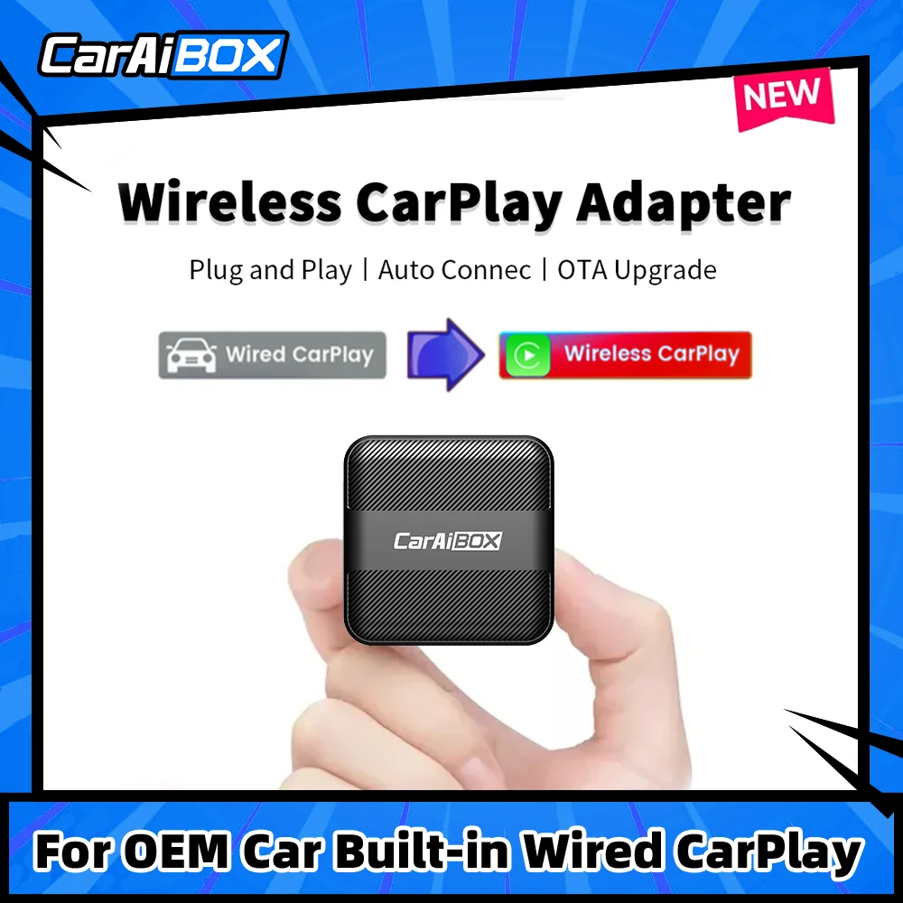 

Wireless Carplay Adapter Mini Ai Box for VW Toyota Benz Audi Mazda Nissan Suzuki Peugeot Kia Ford Porsche SKODA Volvo Honda