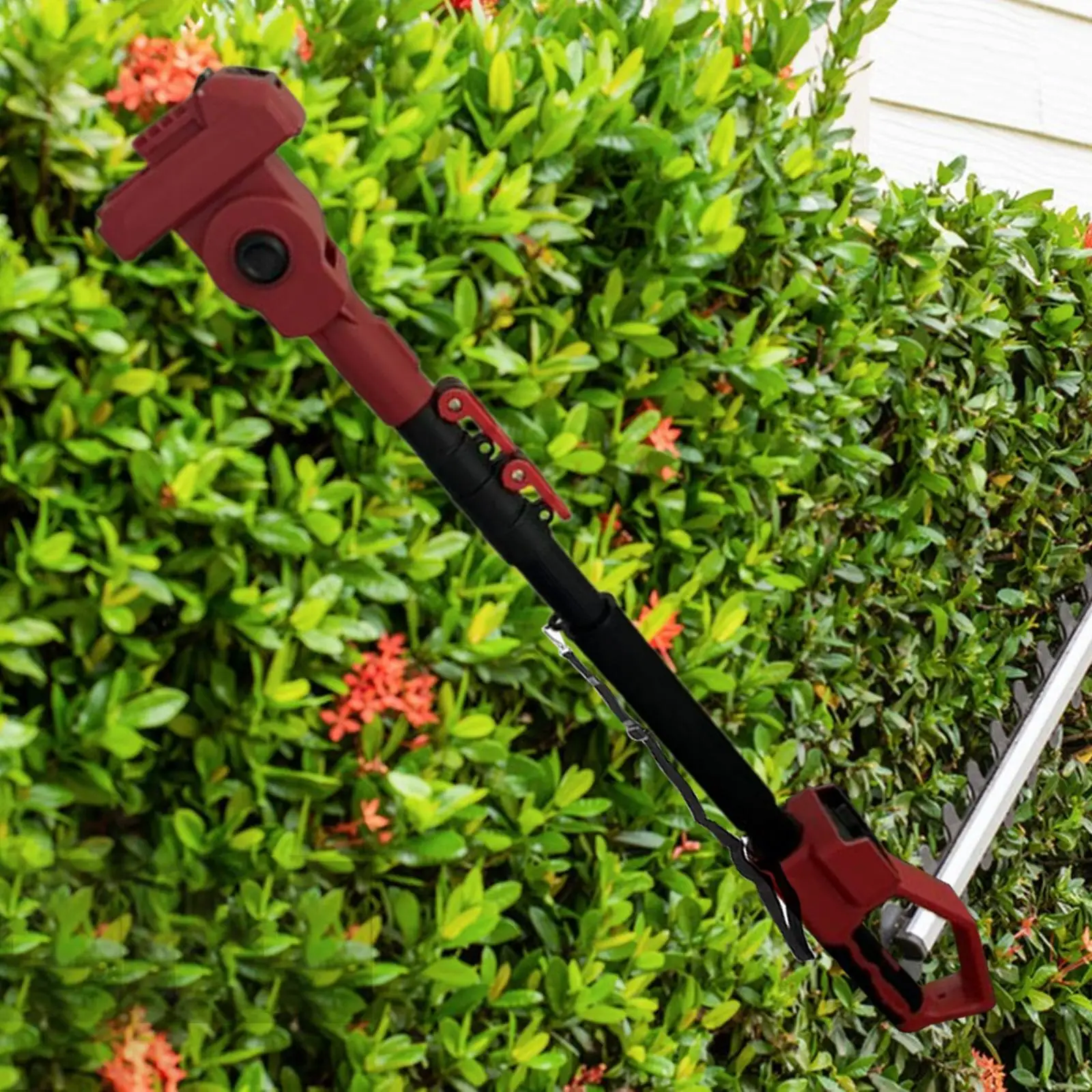 Poste telescópico para podar árboles con tijeras eléctricas y motosierra