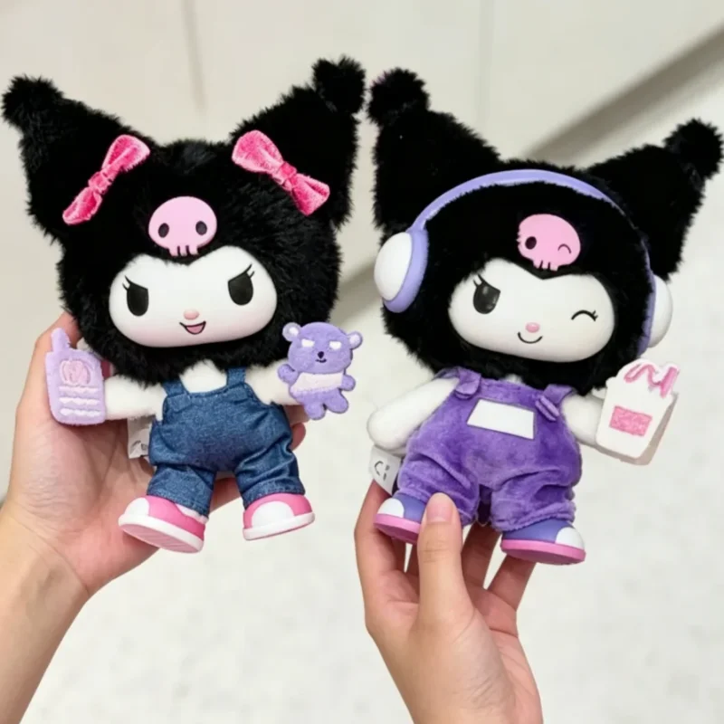 Genuine In Stock Sanrio Hello Kitty Family Sweet & Cool Series Vinyl Plush Pendant Blind Box Bag Kuromi Doll Ornament Girl Gifts view 4