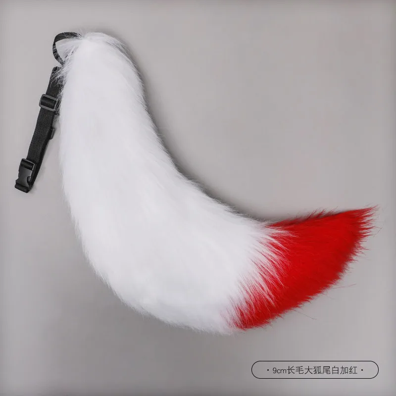 Fofo artesanal bonito lolita pelúcia cão gato raposa cauda menina caudas de pelúcia cinto orelha de gato anime desempenho cosplay acessórios presente do miúdo