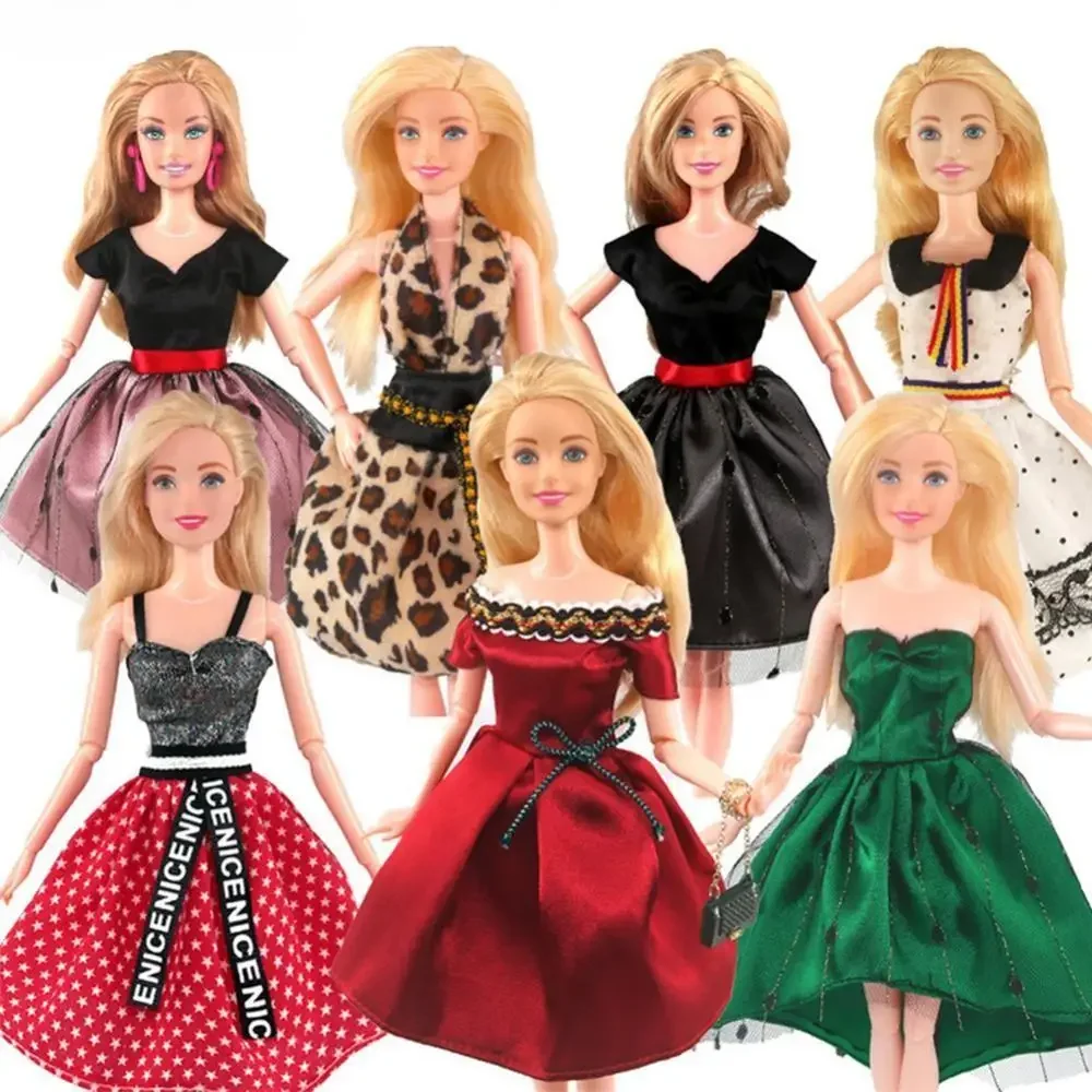 Roupas de boneca moda roupa vestido compatível com 30cm acessórios de boneca brinquedo de aniversário de natal para meninas