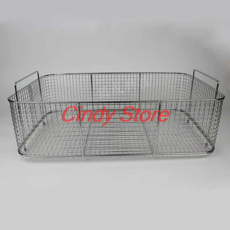 1PC Stainless Steel Mesh Basket Ultrasonic for SUS304 Stainless Steel ultrasonic cleaner mesh basket