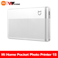 mijia Pocket Photo Printer 1s Wireless Bluetooth 5.2 Thermal Print AR Video ZINK Inkless Technology Portable Printing