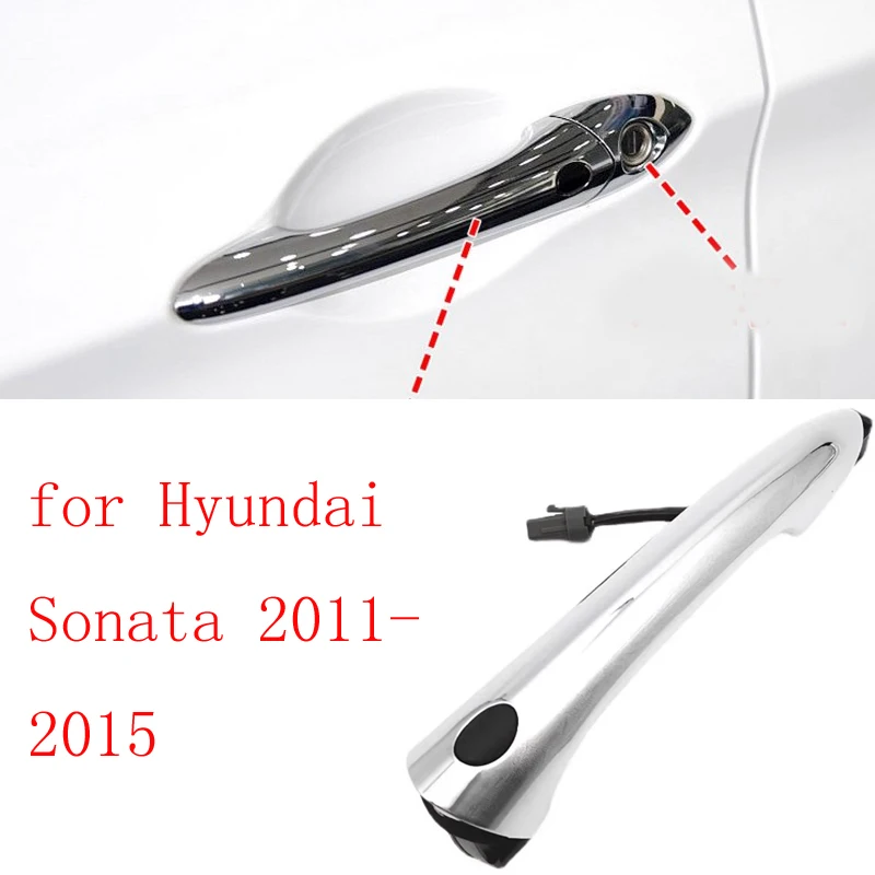 

826513S010 Exterior Outside Door Handle Chrome Keyless entry with button for hyundai Sonata 2011-2015 oe 826513S010