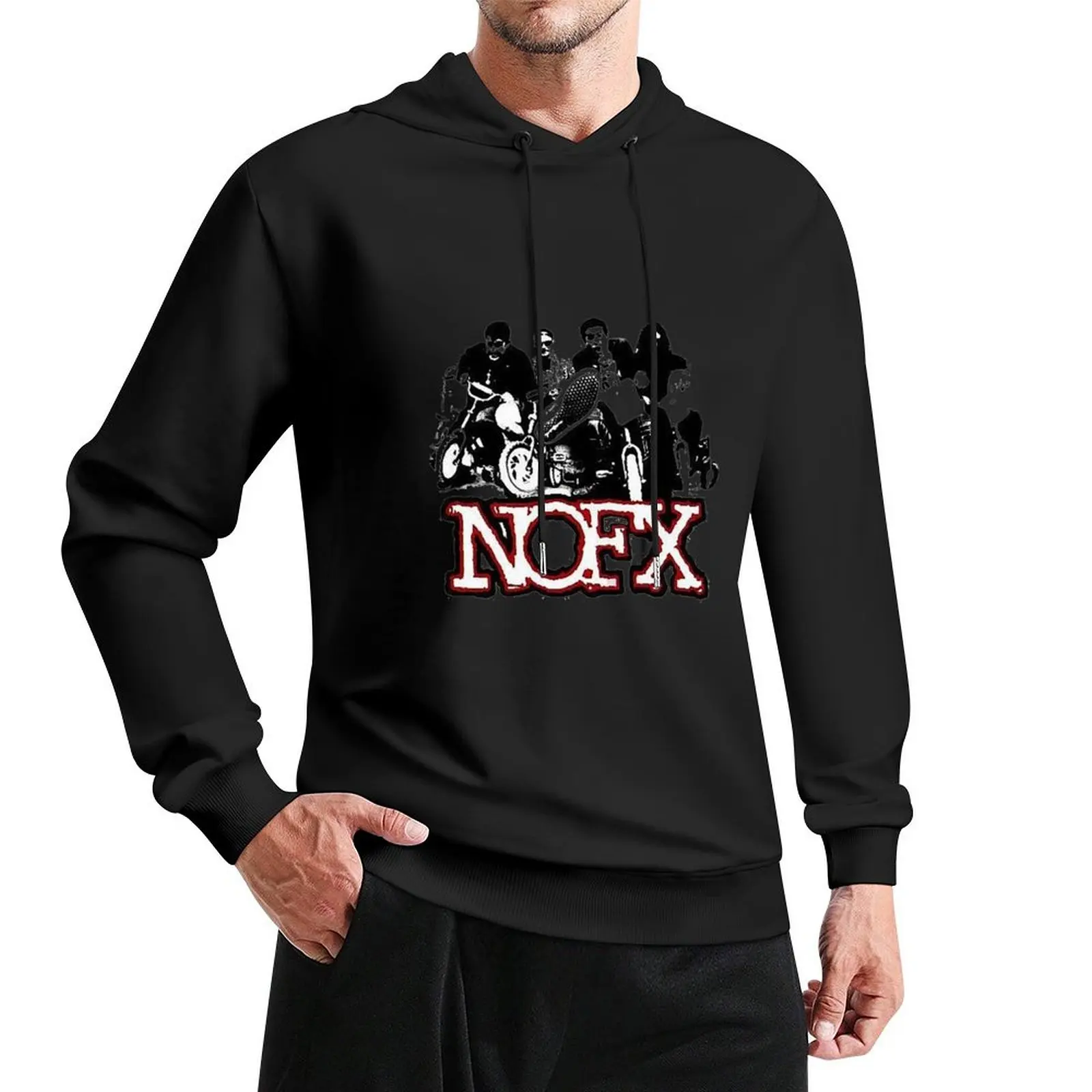 

nofx band Classic Pullover Hoodie graphic t shirts men korean autumn clothes korean clothes hooded shirt man hoodie