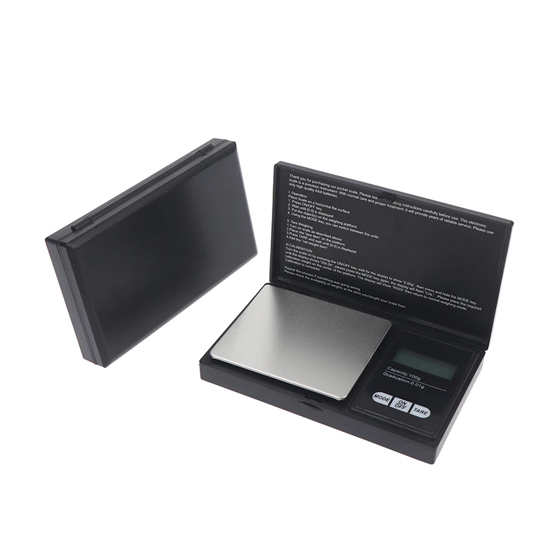 Portable High Precision Electronic Scales Jewelry Gold Gram Weight Balance Jewelry Electronic Scale 100g /200g/300g/500g 0.01g