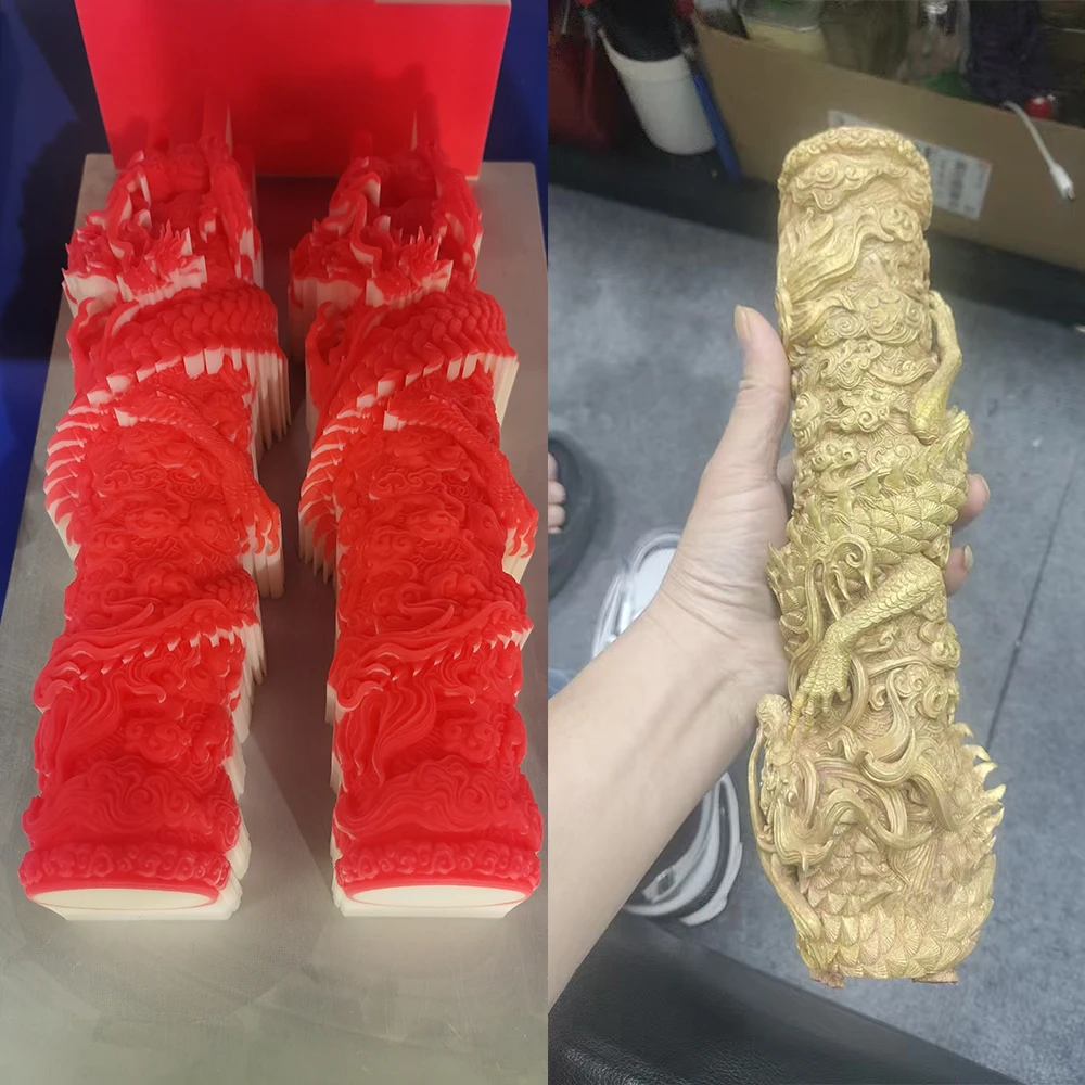 Red High‑Wax Synthetic Castable Resin High Precision Material for Jewelry 3D Model Printing