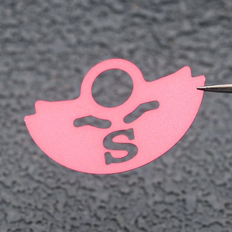 Mod Parts Kit di strumenti per la riparazione dell'orologio con quadrante "S" Movimento NH35 Martello automatico Fiocco di metallo Adatto per strumenti da orologiaio