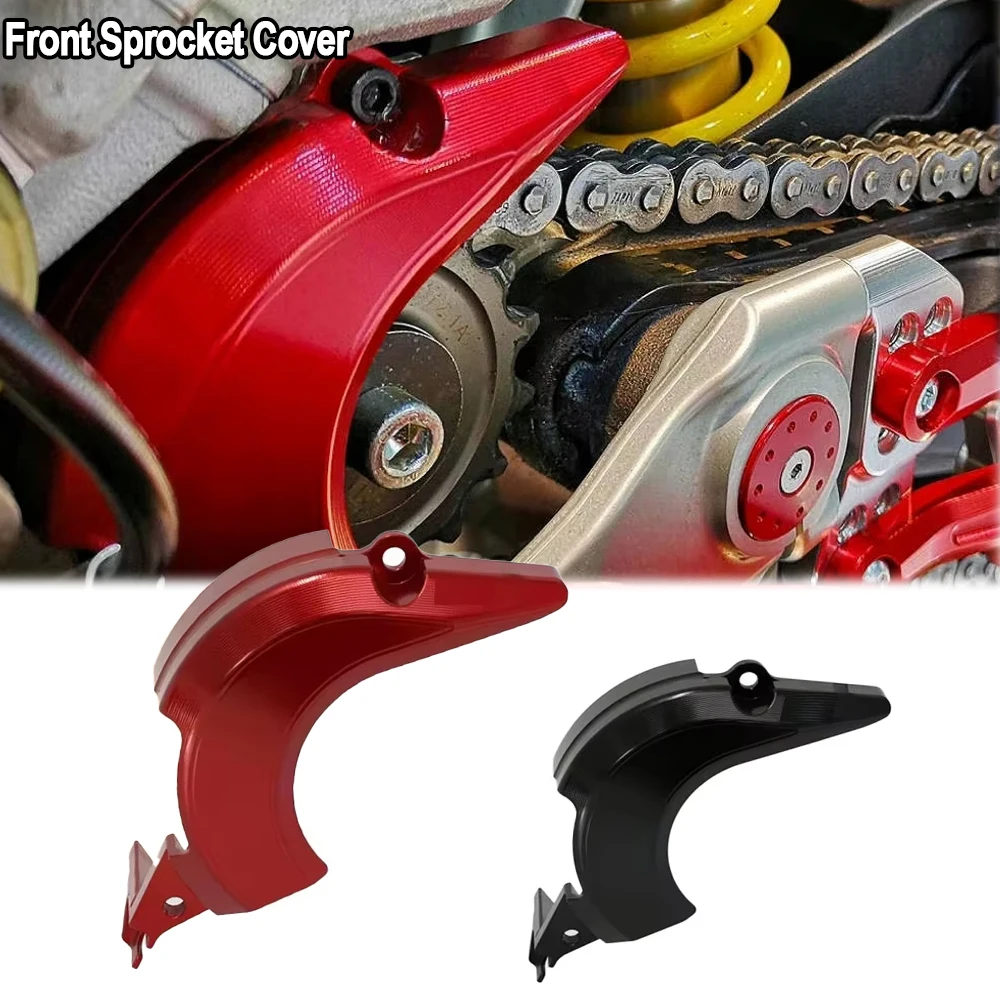 

For Ducati Street Fighter V4 V4S Panigale V4R 2018-2023 Motorcycle Aluminum Sprocket Cover Chain Guards Protector Fairings