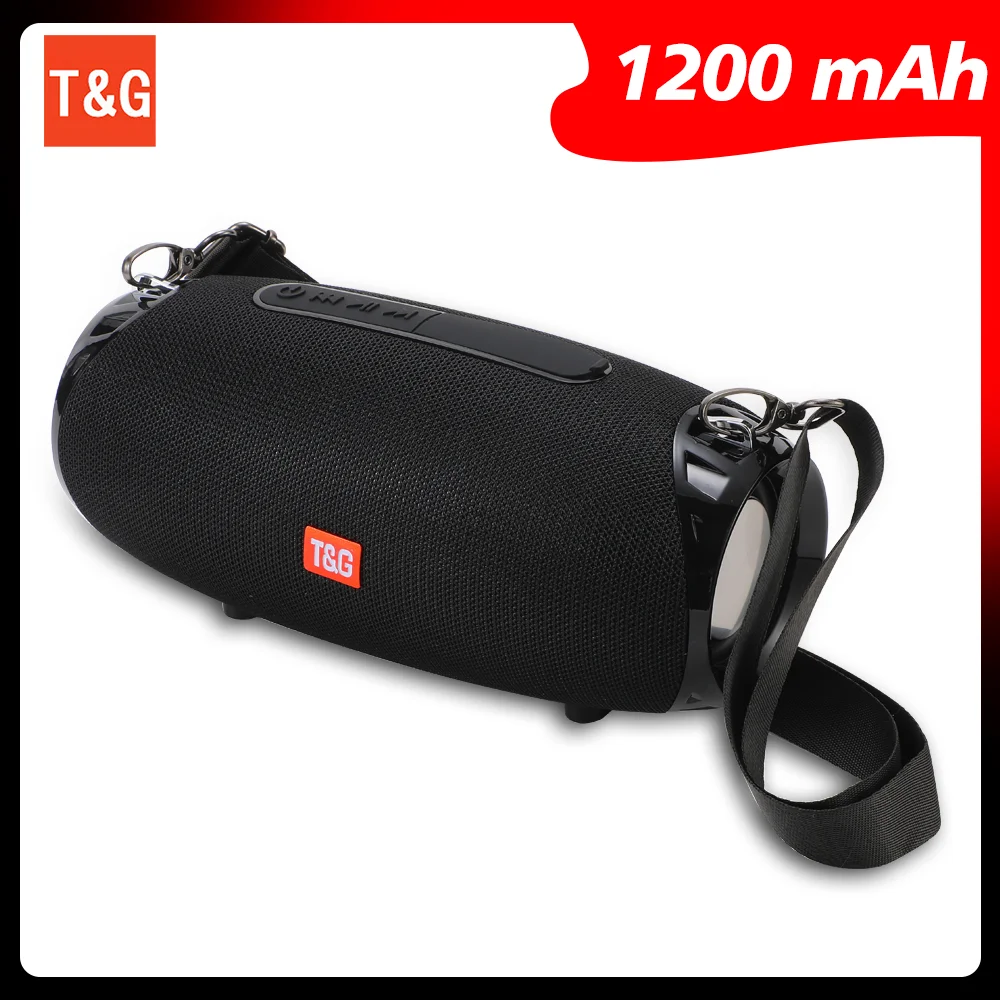 

T&G TG534 Riding Motorcycle Speaker Portable Stereo Sound Portable Speaker 2400mAh Battery For Outdoor Camping Hiking Bicycle
