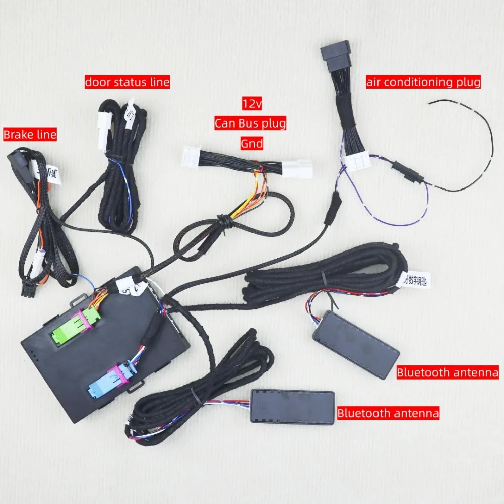 تحديث بلوتوث بدء إيقاف لتويوتا لكزس RX NX LS ES CT الهاتف المحمول APP نظام التحكم مكيف الهواء قبل دافئ بارد #2