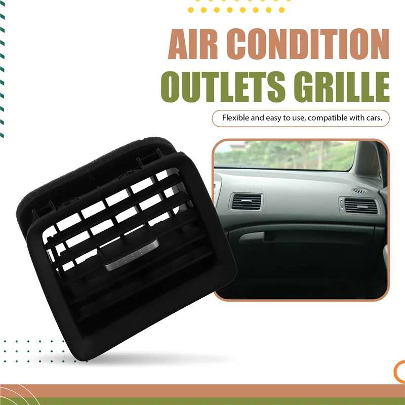 

Firmly 77615-SNA-A01/77615-SNB-G11 Car Air Condition Outlets Grille For HONDA CIVIC 2006-2011 AC Air Conditioner Vent Outlet Bla