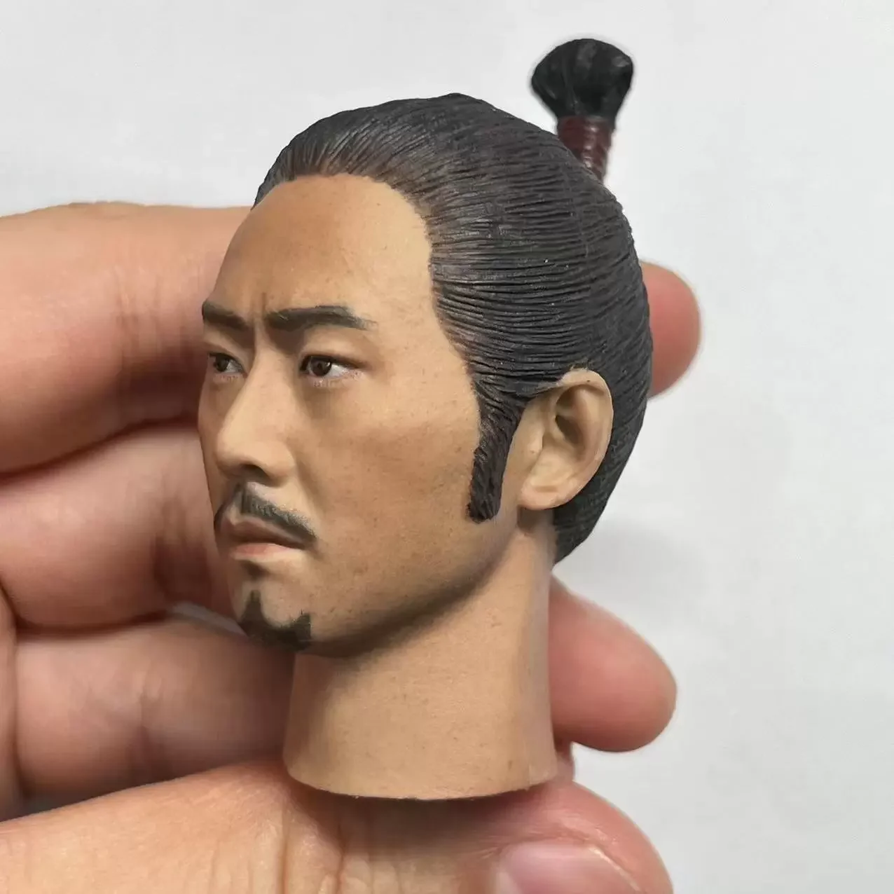 Japanese Samurai  1/6 Head Sculpture  Anime Delicate Painted  1/6 Toys Ancient Model Fit 12\