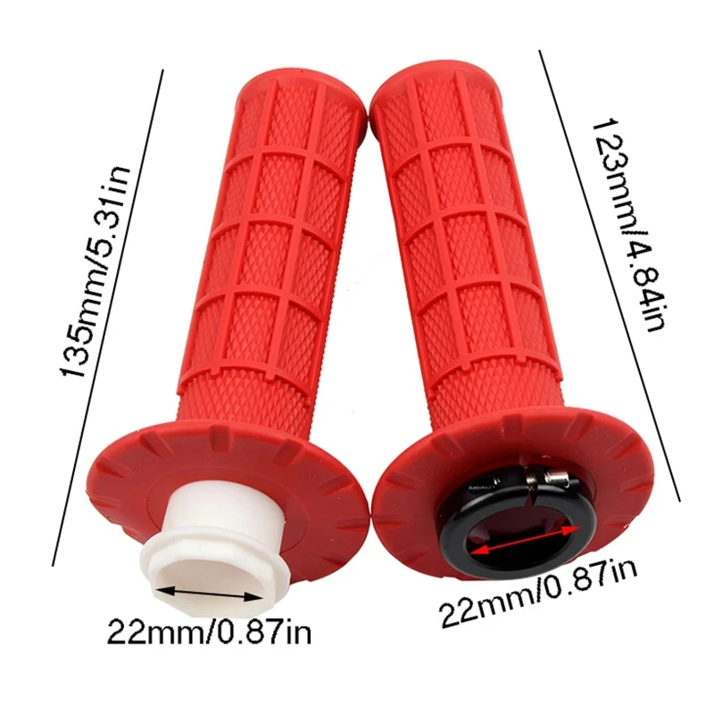 22mm Hand Grip Universal Motorcycle Grips 7/8