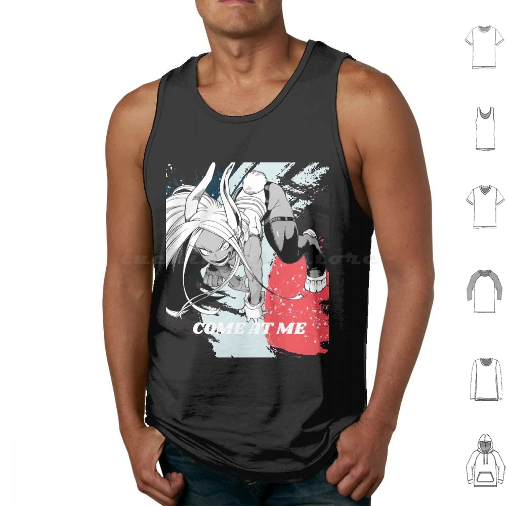 Come At Me Mirko Tank Tops Vest Sleeveless Mha Bnha Mirko Anime Miruko Boku No Hero Academia Manga Hero Sexy Rabbit Hero Rumi