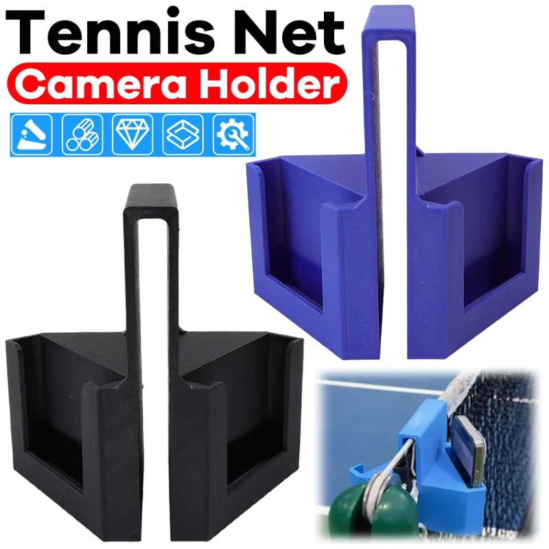 Suporte de Celular Portátil com Braçadeira para Câmera de Tênis, Análise de Partidas, Treino em Quadra, Transmissão ao Vivo e Rack de Armazenamento para Celular Esportivo
