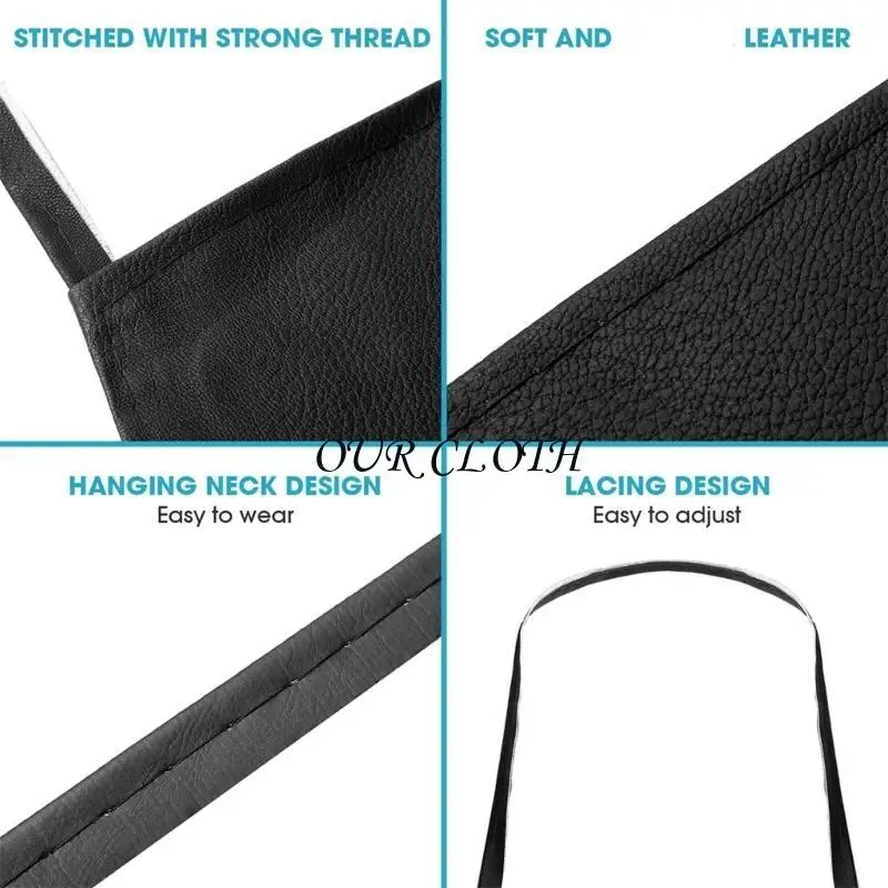 Waterproofs Apron Long Grilling Apron Heavy Duty Work Apron Leather Apron Y1AC