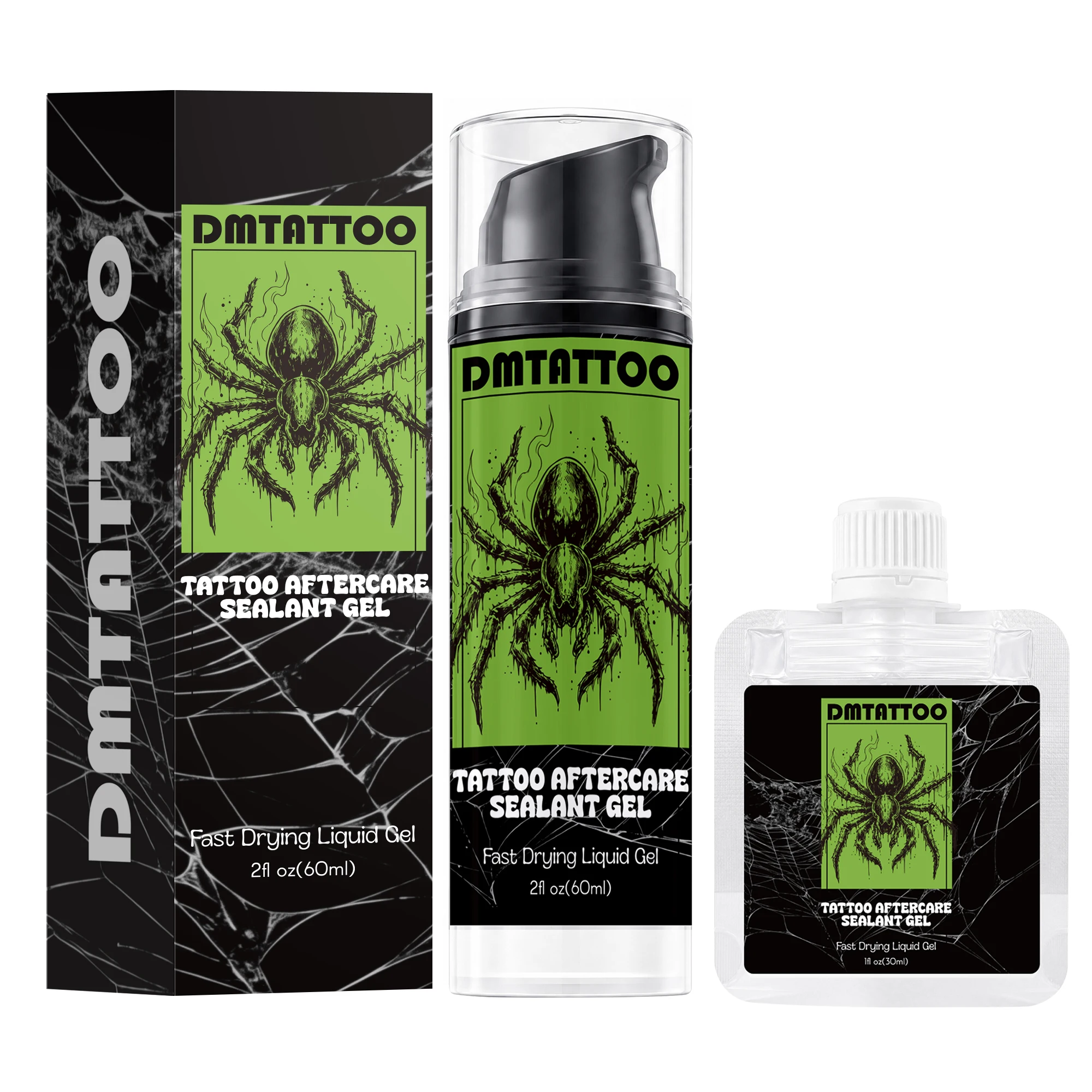 DM 30/60ml Tattoo Aftercare Sealant Gel Tattoo Aftercare Cream Tattoo Natural Healing Ingredients Waterproof Protector RepairGel