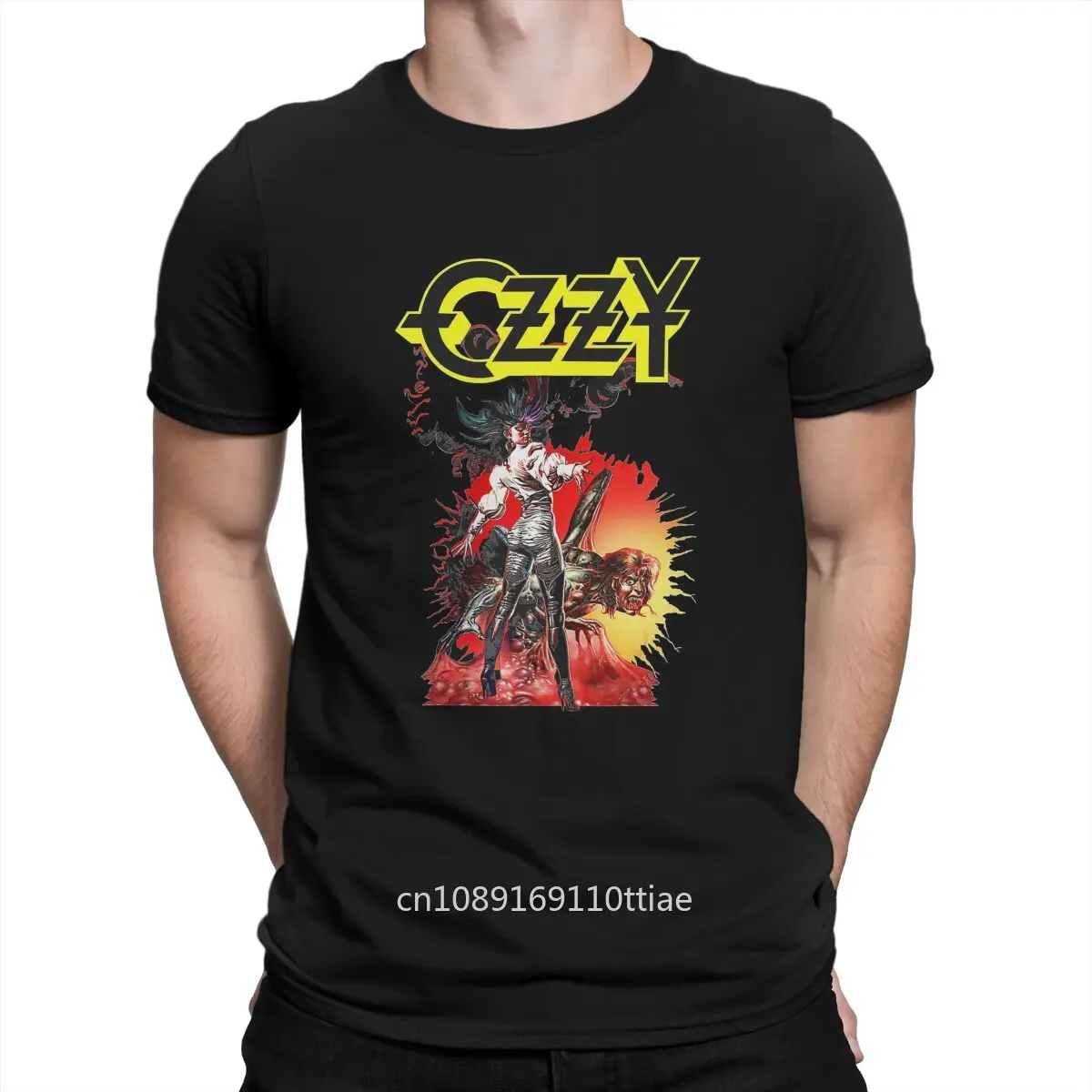 

Blizzard Album Hip Hop TShirt Ozzy Osbourne Leisure T Shirt Hot Sale Stuff For Men Women