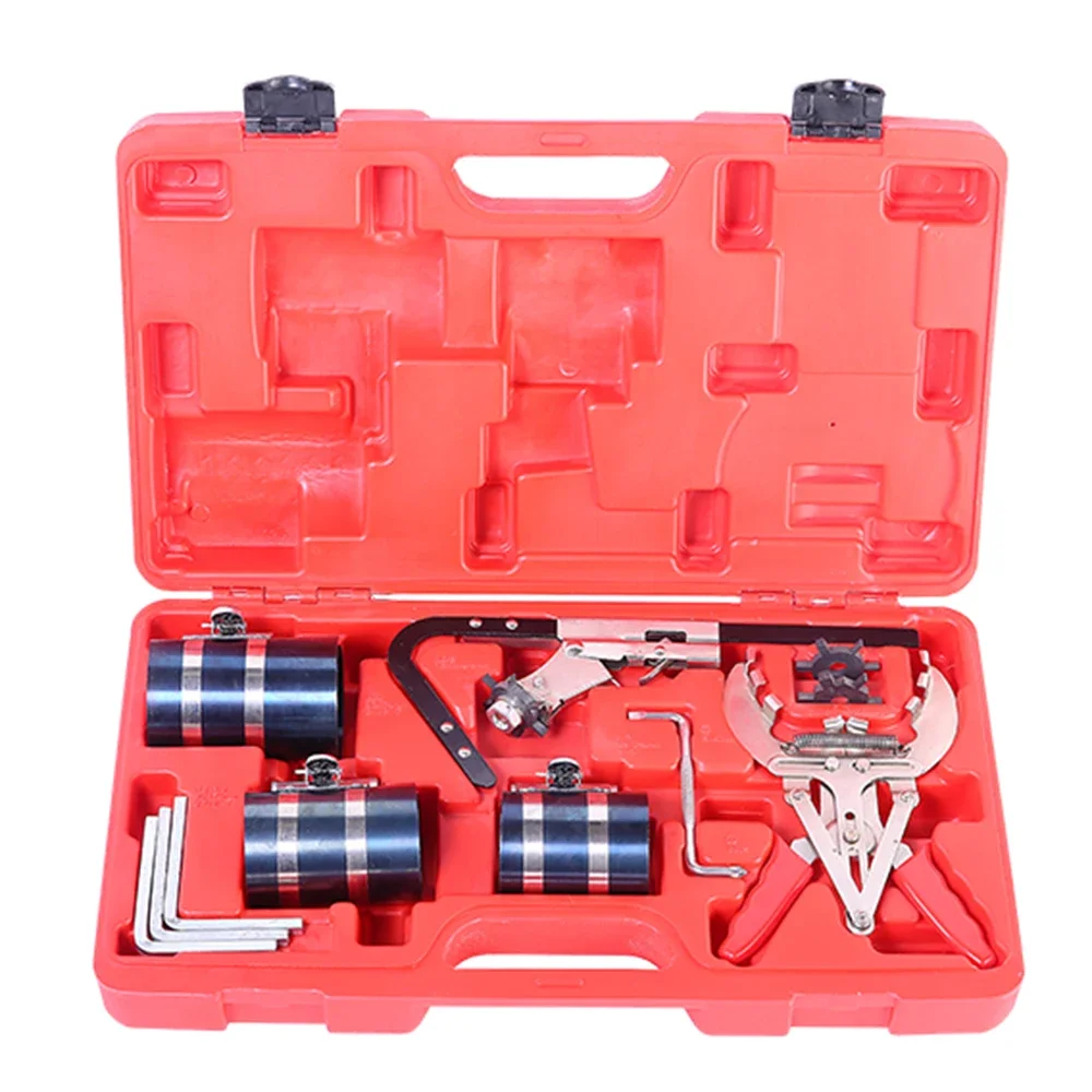 Piston Ring Service Tool Set Auto Engine Motor Cleaning Piston Ring Expander Compressor Tool Set