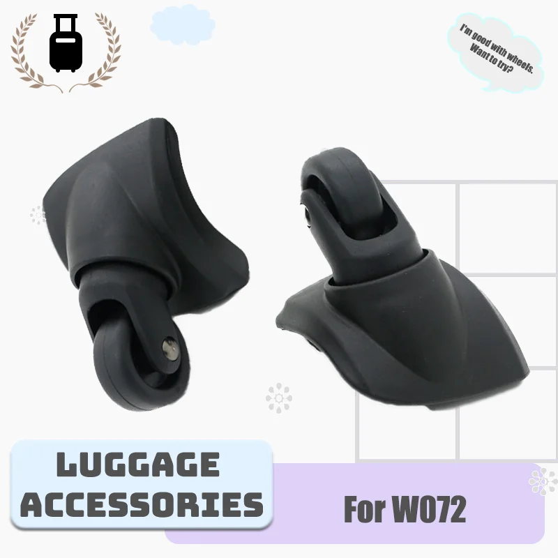 

For W072 Suitcase Wheels—Silent 360° Swivel Castors Replacement Parts For Damaged Suitcase Wheels