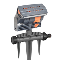 Oscillating Sprinkler Automatic Garden Sprinkler 4 Modes Lawn Swing Sprinkler 16 Nozzles Watering Device for Garden Lawn Patio