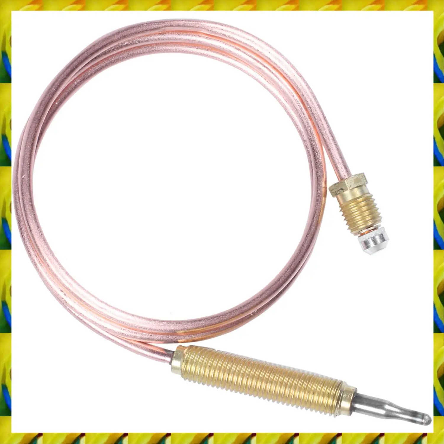 WFF M8X1 Head And Nuts Gas Fire Pit And Fireplace Universal Thermocouple 600Mm