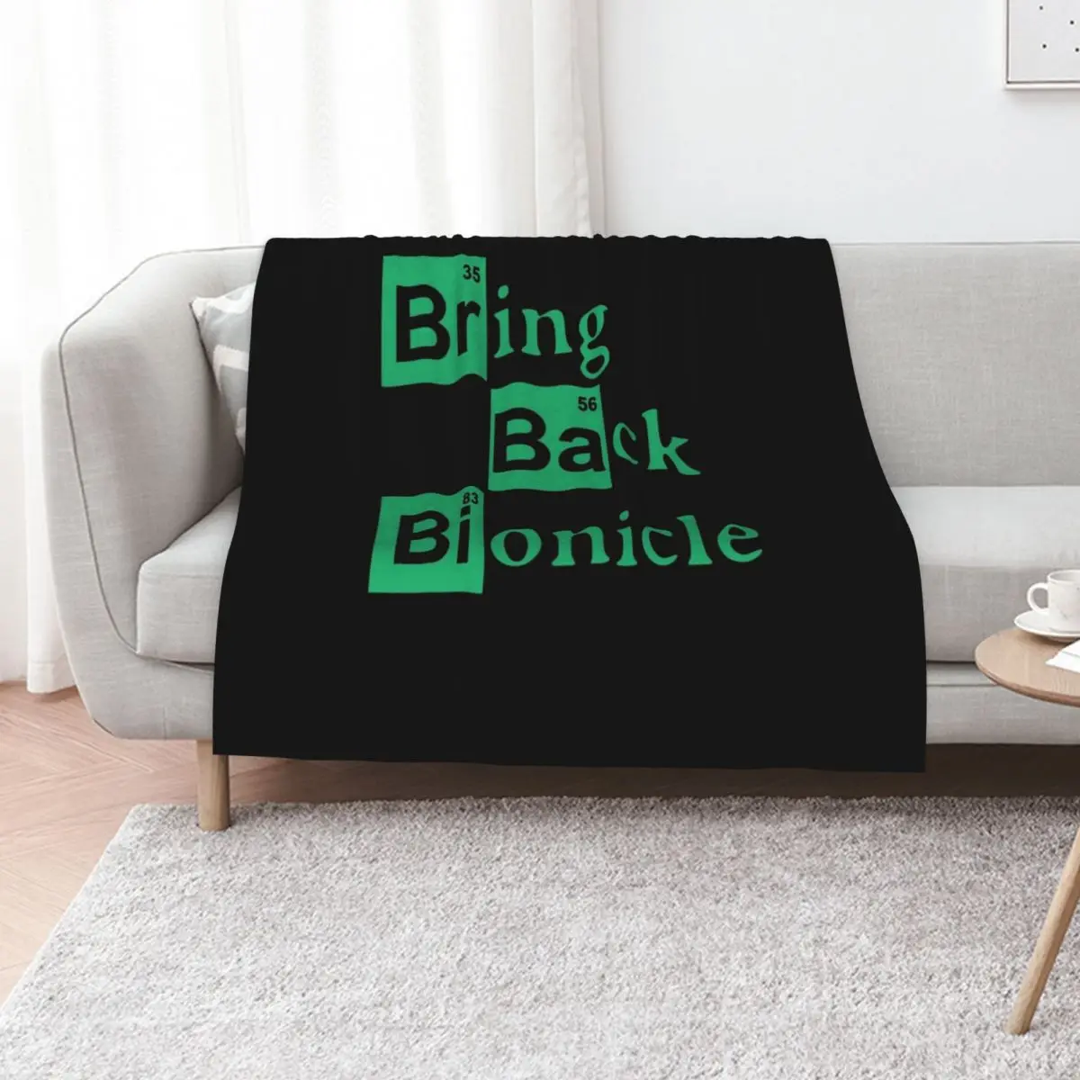 

Bring Back Bionicle Throw Blanket blankets ands Personalized Gift Flannel Softest Blankets
