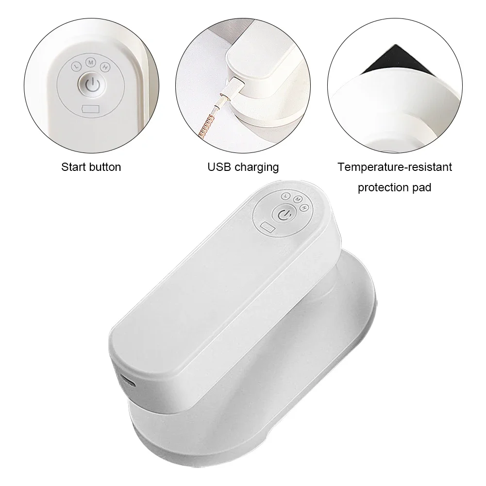 USB Oplaadbare Stoomboot 110 W 30 s Opwarmen 3 Warmte Niveau Reizen Kledingstuk Draadloze Mini Handheld Stoomboot Rimpel verwijderen