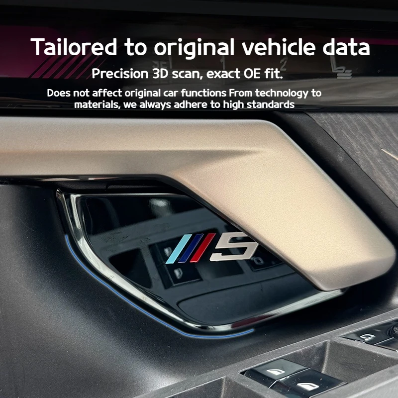 ل BMW X5 X3 3 5 سلسلة i3 i5 G05 G45 G20 G60 2019-2025 مقبض السيارة الداخلي وعاء الباب طبقة رقيقة واقية الملحقات الداخلية
