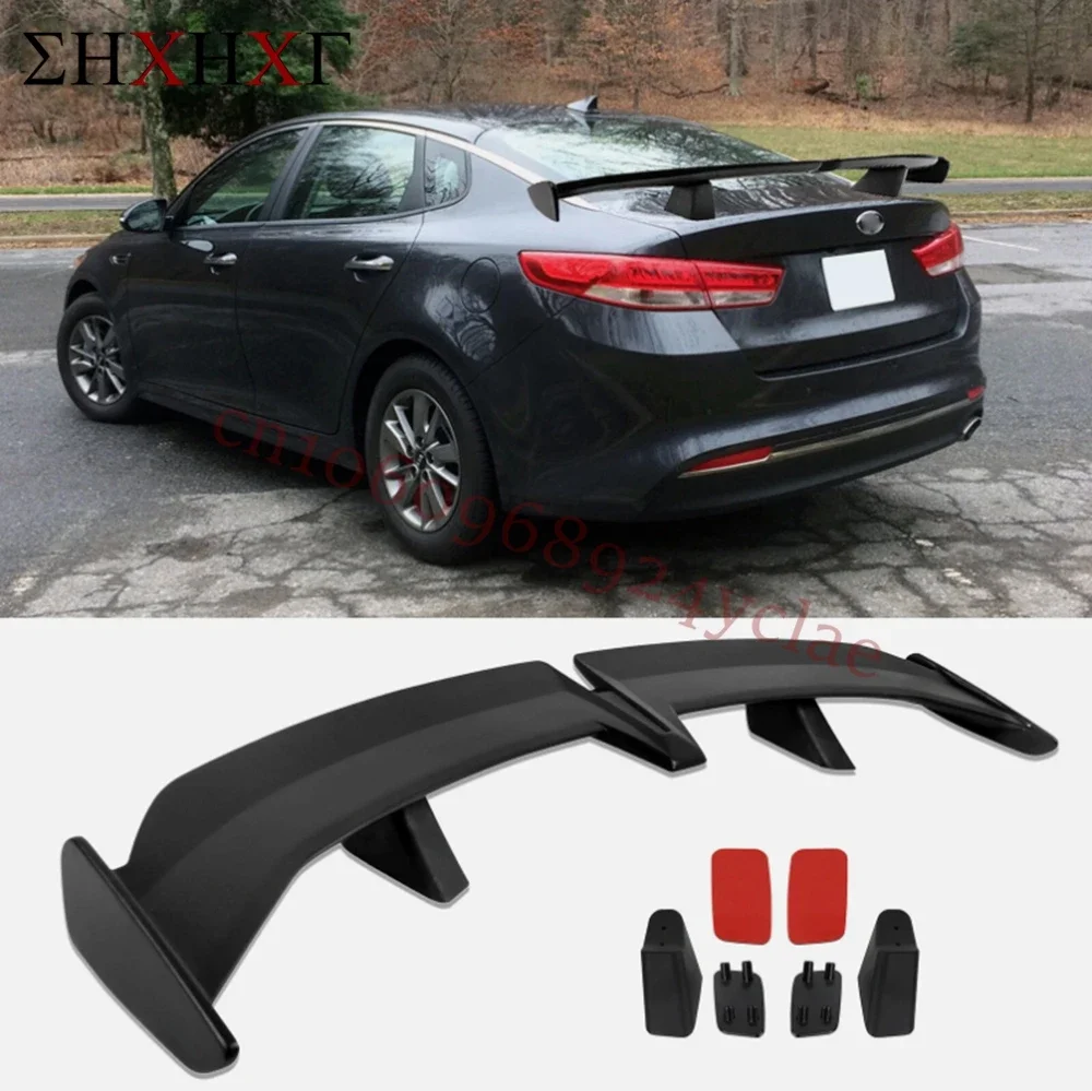 

55 "для KIA Optima LX abs глянцевый черный задний спойлер багажника Wing GT PRO Style Wing Углеродное волокно узор крыло необычный спойлер