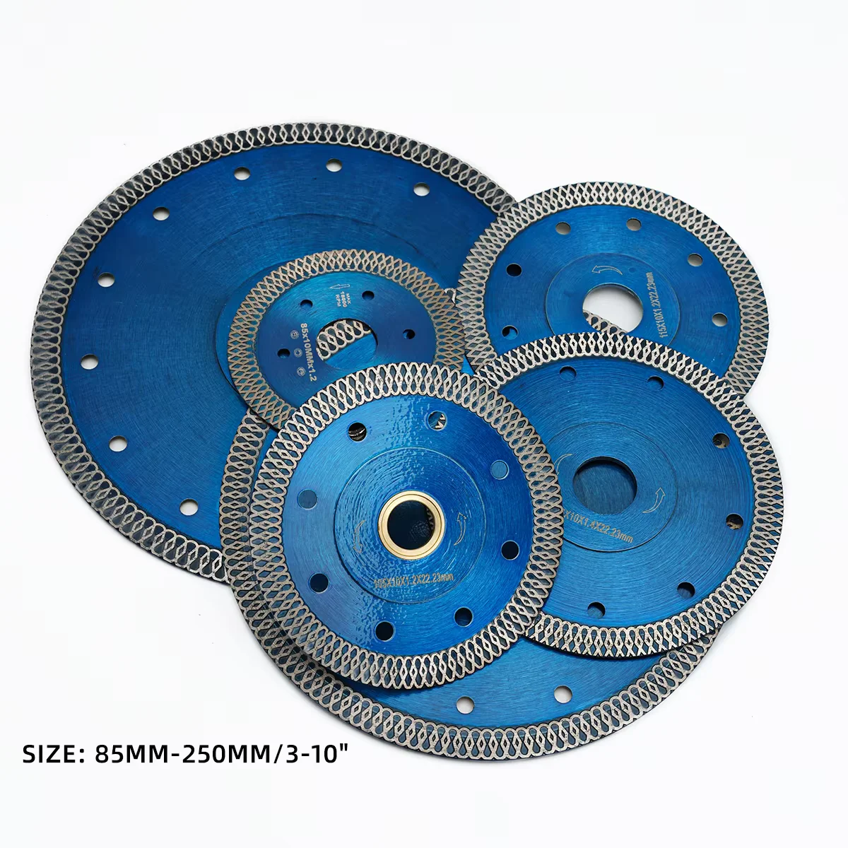 

Super Thin Diamond Tile Blade 3-3/8"-10“, Porcelain Saw Blade for Cutting Porcelain Tile Granite Marbles