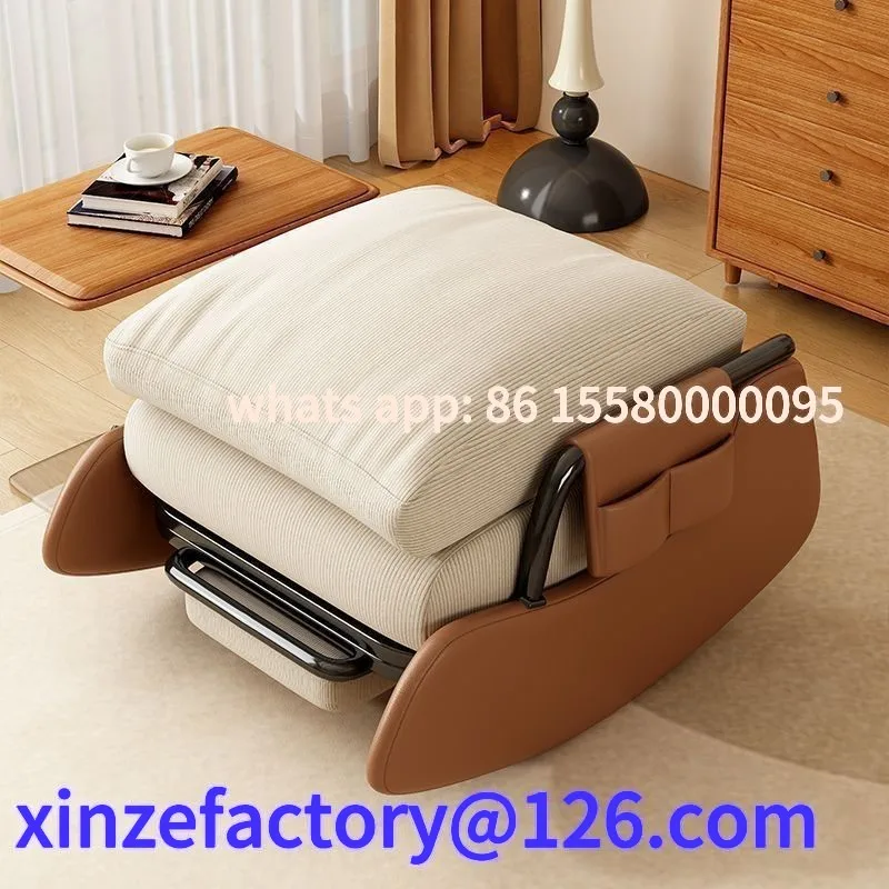 

Customizable Lounge Lazy Indoor Single Sofa Household Available For Sitting Lying Small Rocking Chair