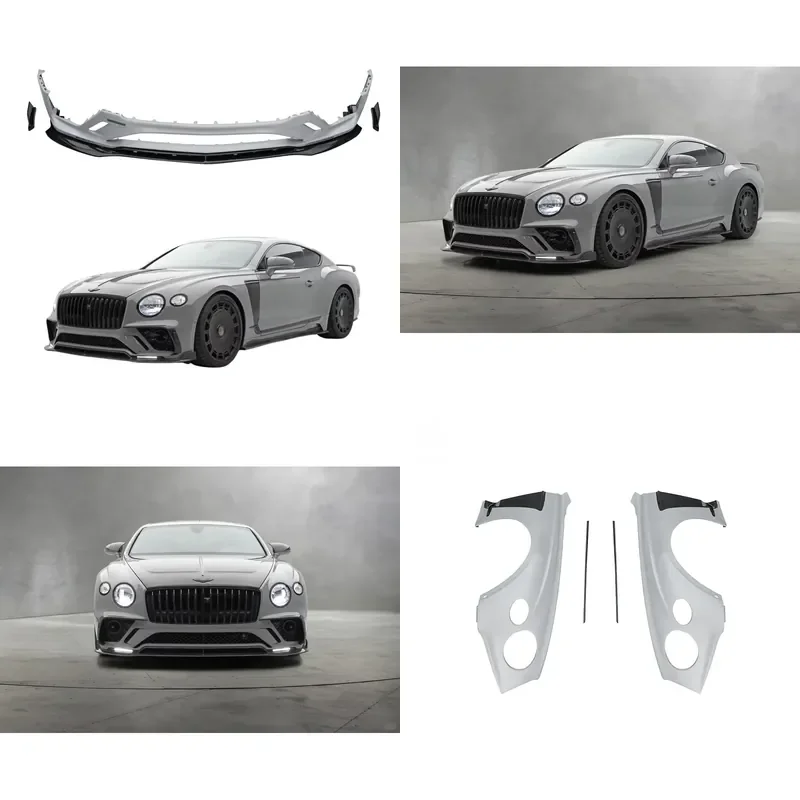Dry Carbon Fiber Front Lip Spoiler for Bentley Continental GT GTC MSY Style