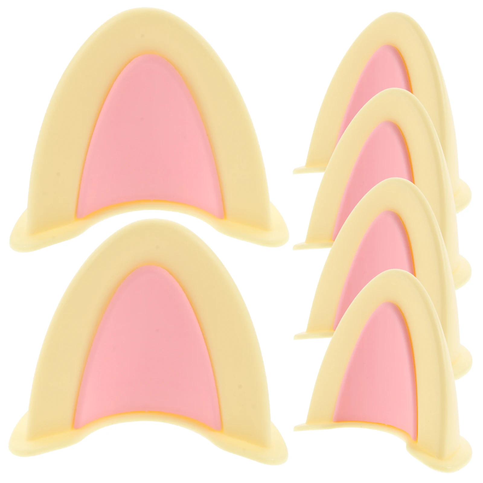 3Pairs Cat Ear Decoration Compatible with Most Helmets - Stylish Animal Ear Decor Accessory for Motorcycle Scooter Rider